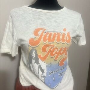 Lucky Brand White Graphic Tee